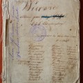 A. Baranausko 1851–1857 m. eilėraščių sąsiuvinis „Wiersze“, saugomas Lietuvių literatūros ir tautosakos instituto rankraštyne (F1-572).