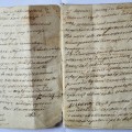 A. Baranausko dienoraščio, saugomo Lietuvių literatūros ir tautosakos instituto rankraštyne (F1-573) puslapiai.
