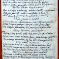 Giesmė ir laiškas broliui (1898 m.) iš Lietuvių literatūros ir tautosakos instituto rankraščių fondo (F1-552).