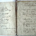 A. Baranausko poezijos rankraščių sąsiuvinio „Ulamki“, saugomo Lietuvių literatūros ir tautosakos instituto rankraštyne (F1-575), puslapiai.