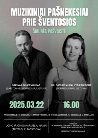 Renginio afiša.