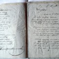 A. Baranausko poezijos rankraščių sąsiuvinio "Ulamki", saugomo Lietuvių literatūros ir tautosakos instituto rankraštyne (F1-575), puslapiai.