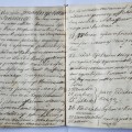 A. Baranausko dienoraščio, saugomo Lietuvių literatūros ir tautosakos instituto rankraštyne (F1-573) puslapiai.