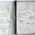A. Baranausko poezijos rankraščių sąsiuvinio "Ulamki", saugomo Lietuvių literatūros ir tautosakos instituto rankraštyne (F1-575), puslapiai.
