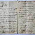 A. Baranausko dienoraščio, saugomo Lietuvių literatūros ir tautosakos instituto rankraštyne (F1-573) puslapiai.
