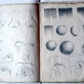 A. Baranausko poezijos rankraščių sąsiuvinio "Ulamki", saugomo Lietuvių literatūros ir tautosakos instituto rankraštyne (F1-575), puslapiai.