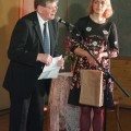 Linkėjimai iš Vilniaus – kalba prof. Antanas Tyla ir rašytoja Jurga Žąsinaitė.