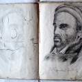 A. Baranausko poezijos rankraščių sąsiuvinio "Ulamki", saugomo Lietuvių literatūros ir tautosakos instituto rankraštyne (F1-575), puslapiai.
