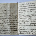 A. Baranausko dienoraščio, saugomo Lietuvių literatūros ir tautosakos instituto rankraštyne (F1-573) puslapiai.