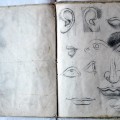 A. Baranausko poezijos rankraščių sąsiuvinio "Ulamki", saugomo Lietuvių literatūros ir tautosakos instituto rankraštyne (F1-575), puslapiai.