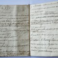 A. Baranausko dienoraščio, saugomo Lietuvių literatūros ir tautosakos instituto rankraštyne (F1-573) puslapiai.