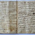 A. Baranausko dienoraščio, saugomo Lietuvių literatūros ir tautosakos instituto rankraštyne (F1-573) puslapiai.