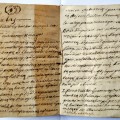 A. Baranausko dienoraščio, saugomo Lietuvių literatūros ir tautosakos instituto rankraštyne (F1-573) puslapiai.