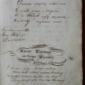 A. Baranausko 1851–1857 m. eilėraščių sąsiuvinio "Wiersze", saugomo Lietuvių literatūros ir tautosakos instituto rankraštyne (F1-572), puslapiai.