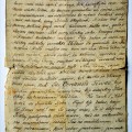 Antano Baranausko laiškas tėvams iš Seinų.