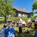 Didžiulių giminę ir bičiulius pasveikino Anykščių rajono meras Sigutis Obelevičius.