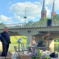 Vakaro koncertas Šventosios krantinėje.
