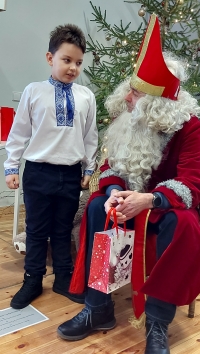 Šventės akimirka.