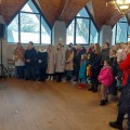 Kalėdų Liturgiją Muziejaus salėje vedė Tėvas Georgijus, atvykęs iš Kijevo.