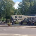 Kino paroda A. Baranausko aikštėje.