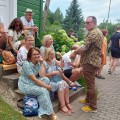 Rašytojų kalnelio svečiai.