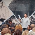 Rašytojų kalnelio svečiai.