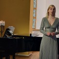 Dainuoja konkurso diplomantė Toma Saveljevaitė, akompanuoja Elina Maslakova.