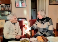 Su Jubiliate – viešnia iš Anykščių Vida Zasienė.