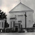 Anykščių senoji bažnyčia, stovėjusi XIX a. Joje buvo pakrikštytas A. Baranauskas.