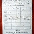 Miuncheno Liudviko ir Maksimiliano universiteto 1864 m. išduotas studijų pažymėjimas.