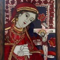O. Kovalčiuko stiklo ikona „Achtyrkos Švč. Mergelė Gimdytoja“.