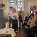 Kun. J. Jasėnas ir mokytoja R. Poškuvienė – A. Baranausko ir K. Praniauskaitės poetinis dialogas.