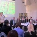Diskusijoje kalba mokytoja iš Panevėžio Sigutė Motiejūnienė.