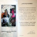 Maironio lietuvių literatūros muziejaus ir jo direktorės Aldonos Ruseckaitės šventinis sveikinimas.