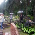 A. Vienuolio mirties 60-mečio atminimo dieną Anykščiuose.