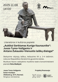 Renginio afiša.