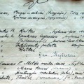Anykščių gimnazistų sudarytame rašytojo bibliotekos kataloge – ir paties A. Vienuolio kūryba.