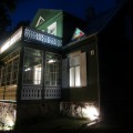 Šviesos nakties akcentai A. Vienuolio sodyboje.
