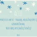 Adelės Aglinskaitės šventinės mintys iš rajono savivaldybės rūmų.