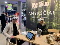 Anykščių stende turizmo parodoje pristatytas naujas inovatyvus Muziejaus produktas.