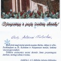 Anykščių L. ir S. Didžiulių viešosios bibliotekos direktoriaus R. Kutkos sveikinimas.