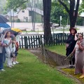 Žemės meno ekspozicijos pristatymas.