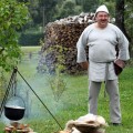 Garuoja Vyto Vasiliausko arbata. Gintaro Kaltenio nuotrauka.