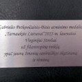 Vardinis medalis – anykštėnui V. Stroliai.