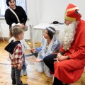 Šv. Mikalojaus viešnagės Anykščiuose akimirka.