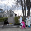 Didžiojo Penktadienio Kryžiaus Kelias į Rašytojų kalnelį.