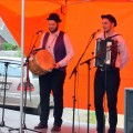 Žydų kultūros šventė Anykščių senamiestyje. Groja „Rakija Klezmer Orkestar“.