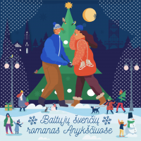 Baltųjų švenčių romanas Anykščiuose.