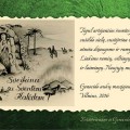 Genocido aukų muziejaus sveikinimas.