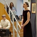 Muzikinės popietės dalyviai.